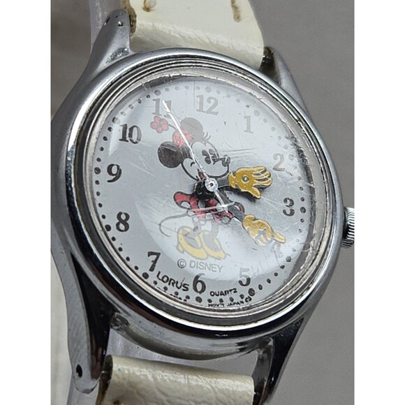 Vintage Lorus by Seiko Disney Minnie Mouse Quartz Watch Womens New Battery main image 12